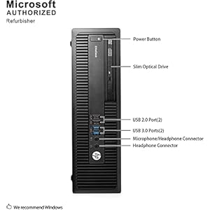 HP EliteDesk 800 G2 SFF Computer, Intel Core i7 6700 3.4Ghz, 32GB DDR4 RAM, 1TB SSD, 500GB HDD, RGB Keyboard, WiFi, BT, Windows 10 Pro(Renewed) - immagine 6