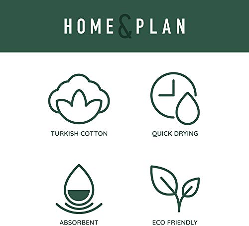 Luxury Extra Large 8-Piece Turkish Towel Set With 4 Bath Towels (30X60 And 24X48) - Sage Green #TOP7