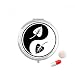 Buddhism Buddhist Black White Yin-yang Travel Pocket Pill case Medicine Drug Storage Box Dispenser Mirror Gift
