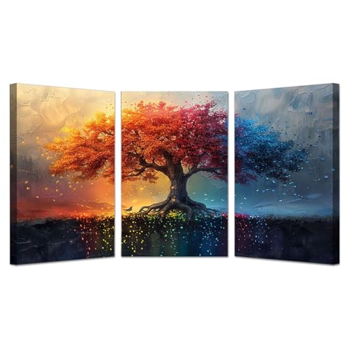 Tableau Arbre de Vie JOSUE finition encadrée premium sur toile moderne