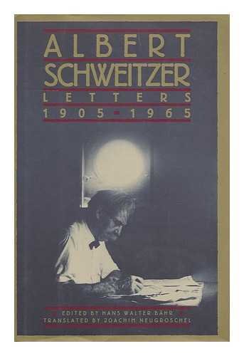 Albert Schweitzer Letters, 1905-1965