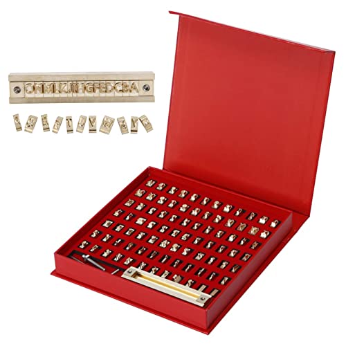 Hot Foil Stamping Machine per pelle e plastica, temperatura regolabile Stampante di goffratura con lettere Stampi per PVC e PU Applicazioni