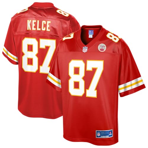 NFL PRO LINE Men's Travis Kelce Red Kansas City Chiefs Team Jersey