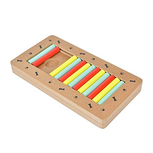 Brinquedo lento para animais de estimação, Brinquedo de madeira para animais de estimação, Proteção