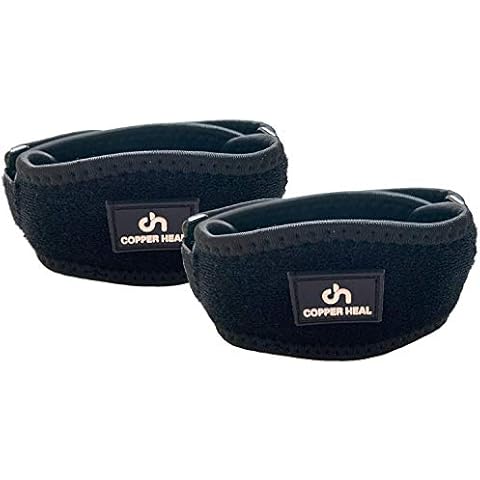 COPPER HEAL Elbow Brace (Pair) - Adjustable Support & Medical Recovery from Tennis Elbow or Lateral Epicondylitis Cover