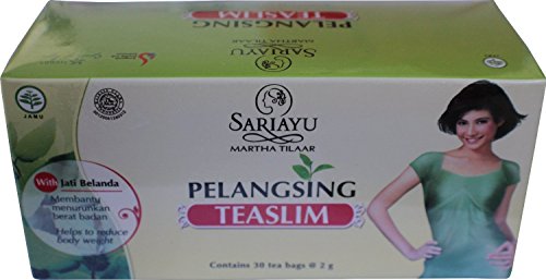 SARIAYU �e�B�[�X���� TEASLIM 2g×30�p�b�N �y BALI �o���R�X�� �W�����E JAMU �×��C���h�l�V�A�̖��ԓ`�� �� ���R�� �l�C ���e ���N�� �_�C�G�b�g �X���� �V�F�C�v�A�b�v �n�[�u �e�B�[�z