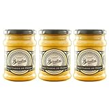 Bornibus Moutarde de Dijon Senf Frankreich inkl. FeinWert E-Book (3 x 250g)