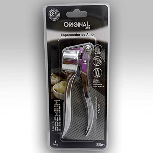 Espremedor de alho inox 15cm Premium Slim Original Line - SL0359