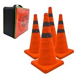 4x20 Zoll (50cm) Pylonen Faltbar Leitkegel Verkehrskegel...