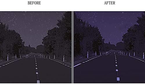 Night Vision Driving Glasses Wrap Around Anti Glare Sunglasses with Polarized Lens for Man and Women (yellow lens) - Image 5