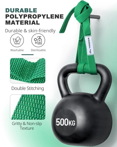 image for Trideer Stretching Strap Yoga Strap for Physical Therapy, 10 Loops Yog