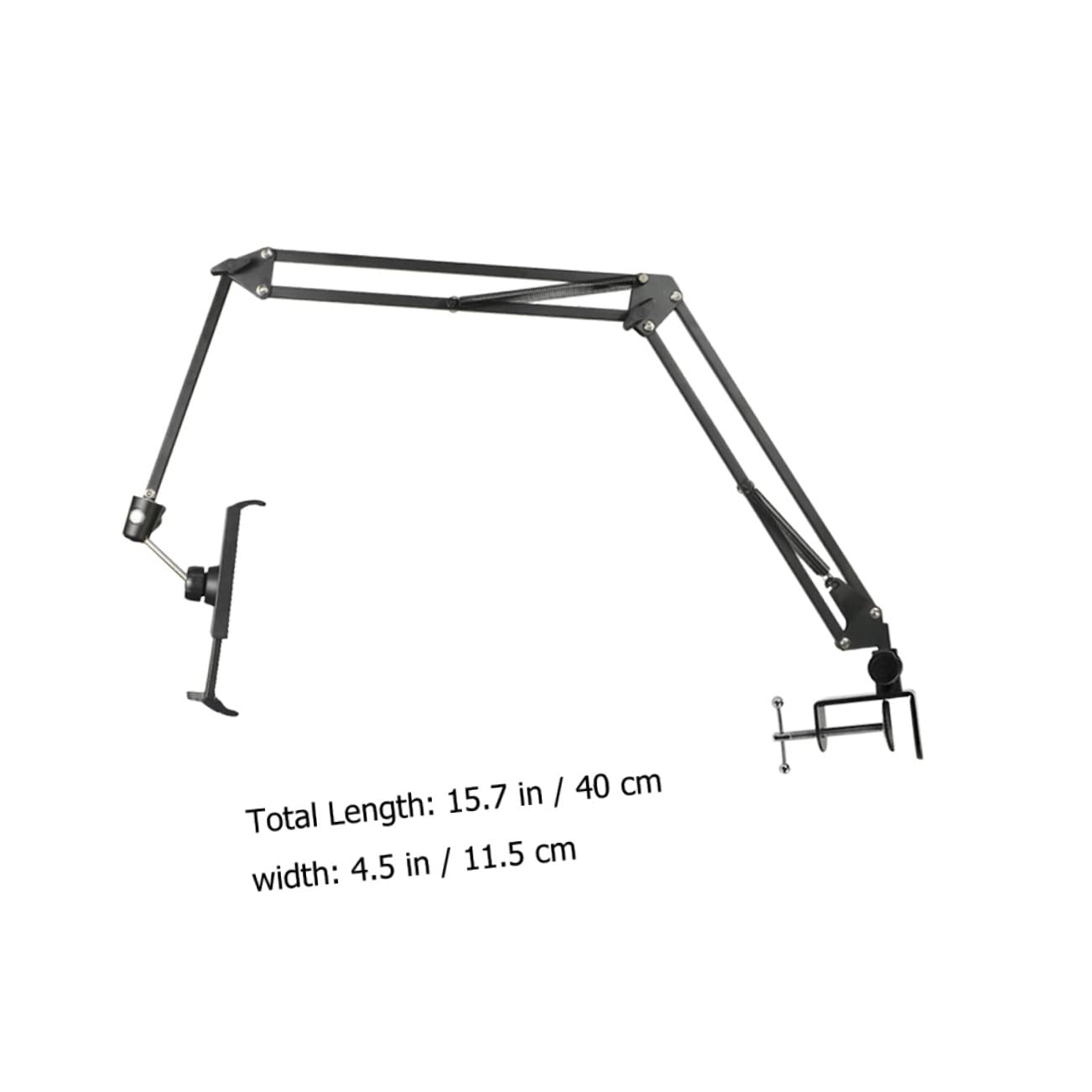 Hemobllo Support Pliable pour Téléphone Portable en Métal Bras Articulé Réglable, Support de Téléphone pour Bureau et Chevet, Protection des Yeux Assurée