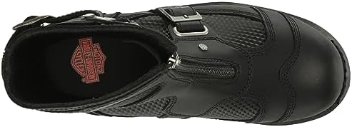HARLEY-DAVIDSON FOOTWEAR Men's Stealth Carbon Zip Motorcycle Boot, Black, 8.5 | Image 4