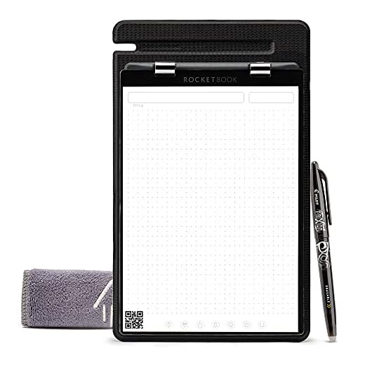 Rocketbook Orbit Legal Pad Executive - Smart Reusable Legal Pad - Black, Lined/Dot-Grid