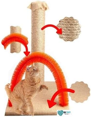 BY PET Kedi Kaşıma Ve Tırmalama Tahtası (Kırmızı)