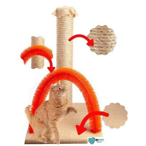 BY PET Kedi Kaşıma Ve Tırmalama Tahtası (Kırmızı)