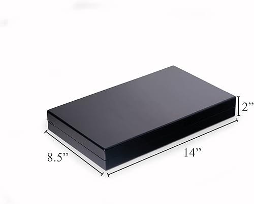 Miniatura 5 de Juego de backgammon acrílico de diseño personalizado de lujo, piezas de juego en blanco y negro y tazas de dados de cuero, decoración de mesa