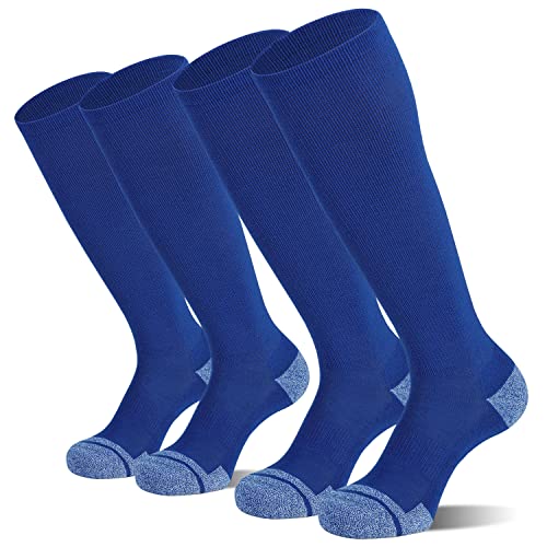 Image of CS CELERSPORT 2 Pack / 3 Pack Baseball Socks for Youth Kids and Adult Softball Soccer Socks Over the Calf Tube Socks
