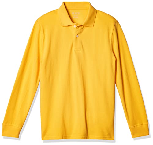 Image of The Children's Place boys Long Sleeve Pique Polo