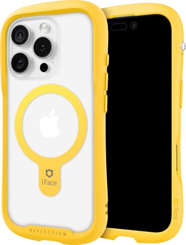 Coque iPhone 16 Pro transparente jaune miel iFace antichoc