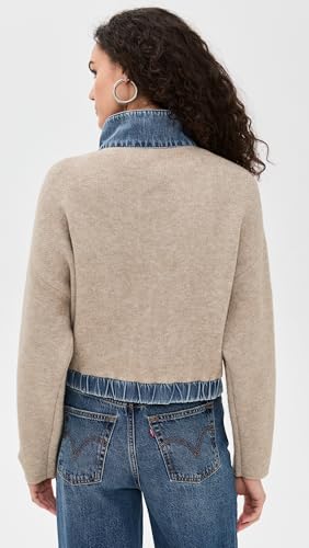 [BLANKNYC] womens Glow Up Sweater Bomber Jacket3