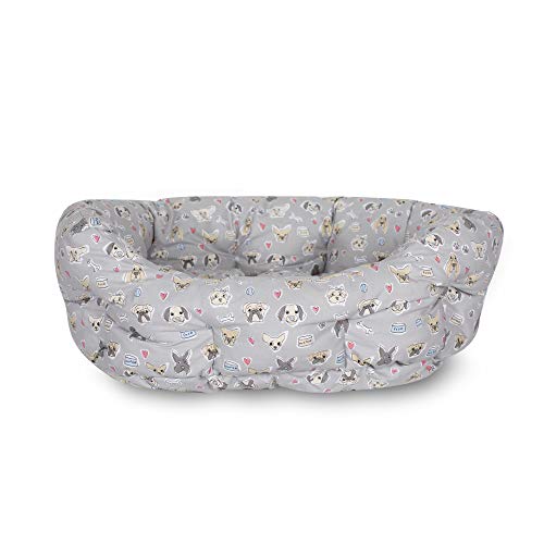 fringe dog bed large