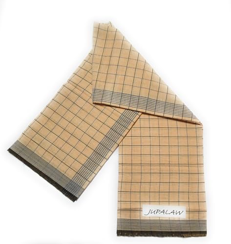 Image of 100% Pure Cotton Checked Fancy 2mts lungi,