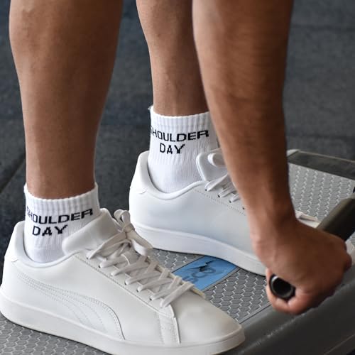 Gym Socks Men, Workout Socks Men, 5 Pairs Mens 9-12 Size, Cushioned Performance Athletic Thick Ankle/Quarter Length3