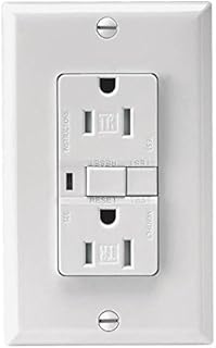 15 Amp White GFI Duplex Outlet