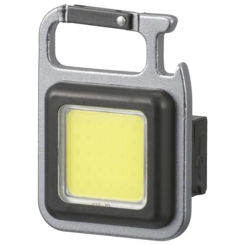 Ohm Electric Flashlight, Compact COB Light, Rechargeable, 550 Lumens, Bottle Opener, Magnet, Carabiner, LED Light, Handy Light, LH-CT55A5 08-1522 OHM