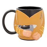 Vandor Star Trek Captain Kirk 18 oz. Sculpted Ceramic Mug