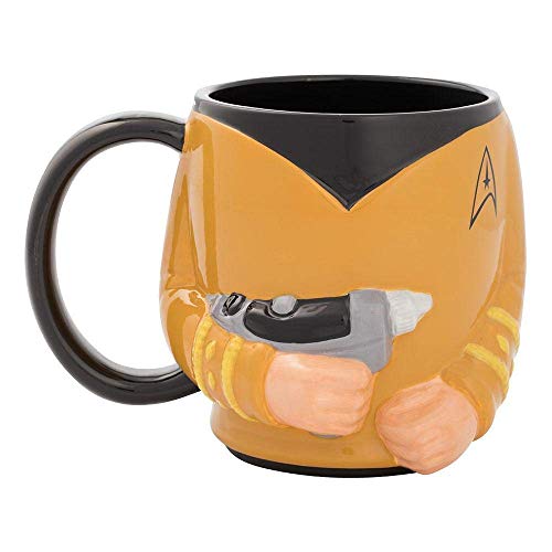 Vandor Star Trek Captain Kirk 18 oz. Sculpted Ceramic Mug