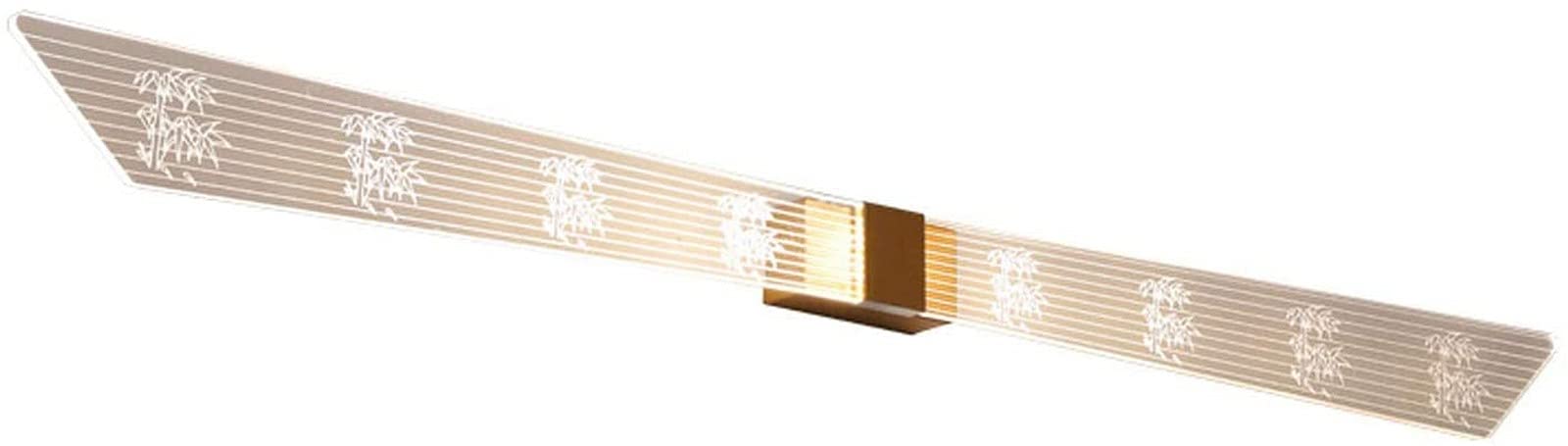 Spiegelleuchte Moderne goldene Spiegelleuchten, LED-Badezimmerspiegel-Frontleuchte mit Acryl-Lampenschirm, neutralweiß, Lampe aus Metall, Spiegelschrankleuchten(100 cm)