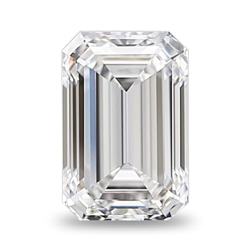 Laser Inscribed Loose Emerald CutLab Grown Diamond (4.02ct, VS-SI G-H) For Engagement Ring, Pendant, Necklace, Earring