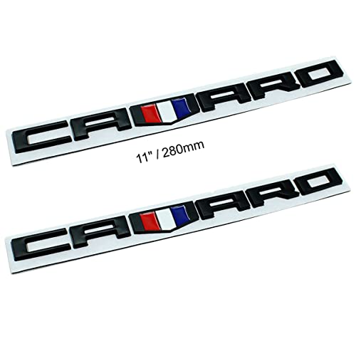 1pcs Letters Emblem 3D Logo Badge Replacement for Chevy Camaro RS SS ZL1 Z28 Decals Fender Logo nameplate Letters