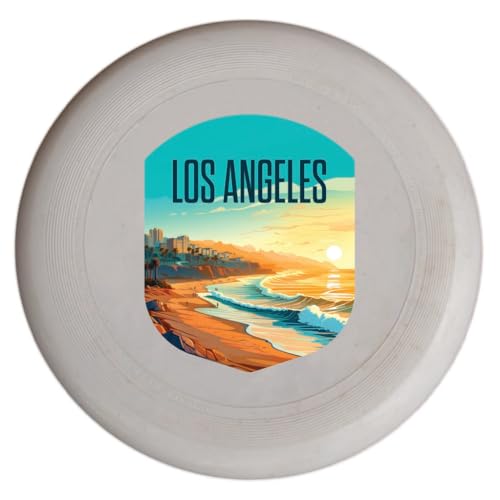 Los Angeles California Design E Souvenir Flying Disc Single
