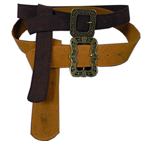 costumebase Johnny The Sparrow Sun + Flower + Baldric Sword Pirate Belt Set of 3 Waist Belts Props3
