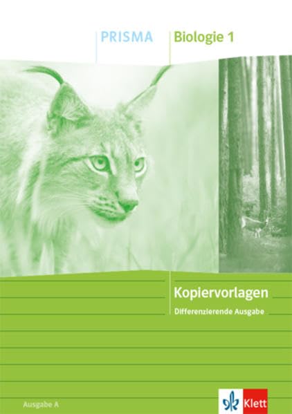 PRISMA Biologie 1. Differenzierende Ausgabe A: Kopiervorlagen Klasse 5/6 (PRISMA. Differenzierende Ausgabe ab 2020)