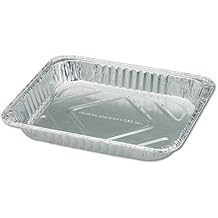 Handi-Foil of America 32035 Steam Table Aluminum Pan, Half-Size, 1 11/16" Shallow Case of 100