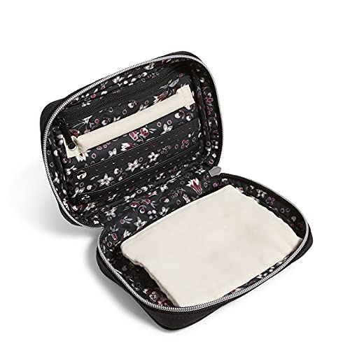 Vera Bradley Women's Performance Twill Zip-Around Jewelry Organizer Case, Black, One Size #TOP1