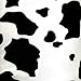 Black & White Spots Cow Fleece Fabric, 60" Inches Wide - Sold By The Yard