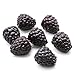 JETEHO 30pcs Plastic Artificial Raspberry, Artificial Berries Craft Fake Fruit Berries for Home Kitchen Cabinet Decoration