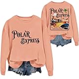 Polar Express, felpa Polar Express, camicia Polar Express, Belive Polar Express, unisex, Arancione, L