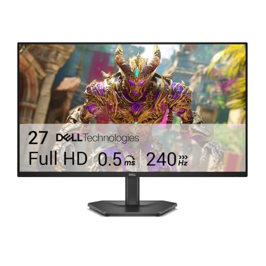 Dell 27 240Hz Gaming Monitor - SE2726HG - 27-inch FHD (1920x1080) Display, in-Plane Switching (IPS) Technology, AMD FreeSync Premium, TÜV 3-Star, 2X HDMI, DisplayPort 1.4, Tilt