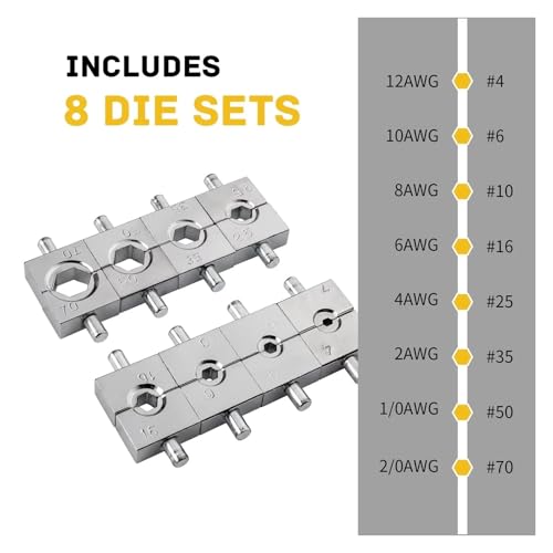 Pince à sertir hydraulique YQK-70 pour bloquer les câbles de 4-70mm² - 6
