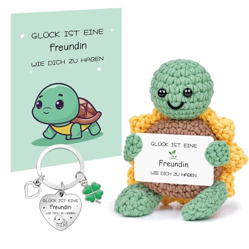 Szhhrxi Positive Schildkröte - Beste Freundin Geschenke, Pocket Hug Kuscheltier Schildkröte mit Grußkarte & Glücksbringer, Handgemachte Geschenk für Freundin Geburtstag (Freunde) Szhhrxi Positive Schildkröte - Beste Freundin Geschenke, Pocket Hug Kuscheltier Schildkröte mit Grußkarte & Glücksbringer, Handgemachte Geschenk für Freundin Geburtstag (Freunde)