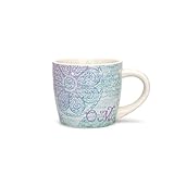 tasse lila GROSS & HANDLICH: Klassischer Coffee Mug mit ca. 320 ml Volumen, ca. 300 ml Füllmenge.