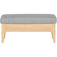 Amazon.co.jp: tac INTERIOR ダイニングベンチ 幅90cm 座面低め 収納