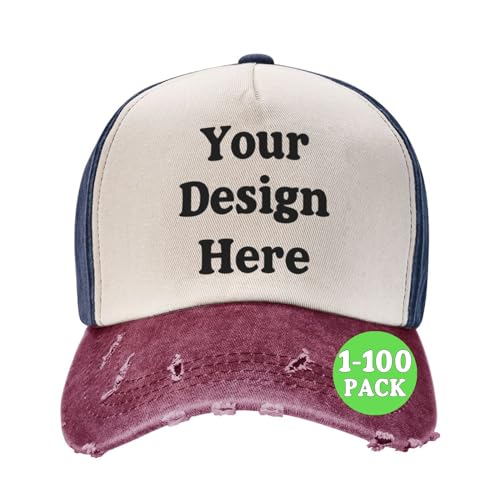 Custom Hat Custom Personalized Image/Logo/Text Custom Hats Custom Cowboy Cap for Men & Women