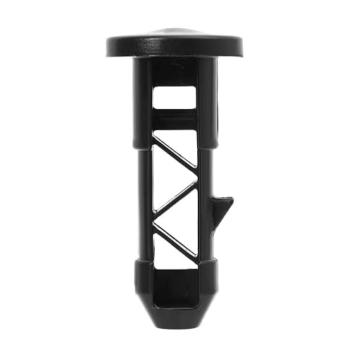 Miniatura 7 de 6 unidades de pasador de bisagra de plástico para cubo de ruedas, pasador de bisagra, cubos de basura para 80-240 L, hogar y comercial (negro, 2.638